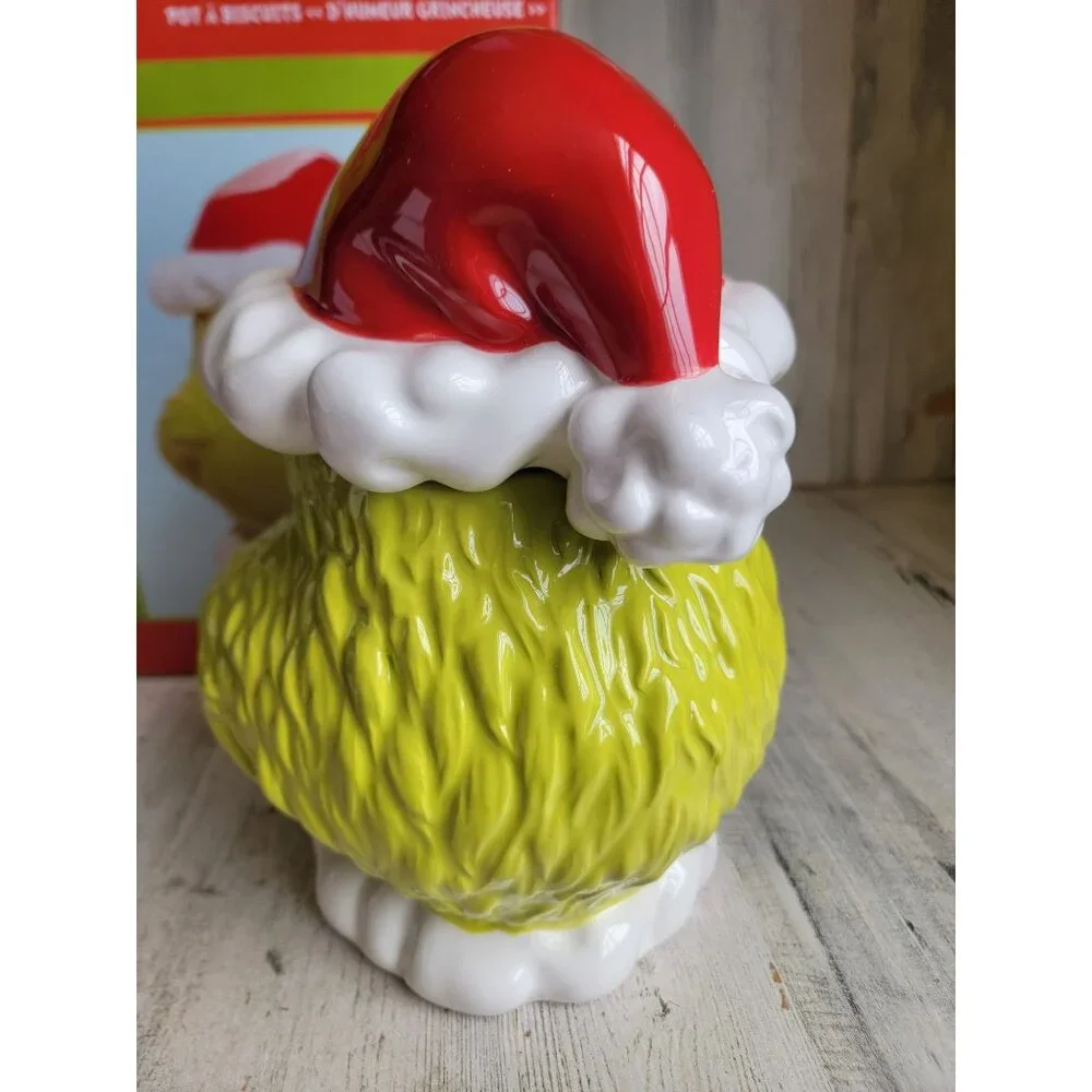 Dept 56 Feelin' Grinchy cookie jar collectible‎ Unique home decor